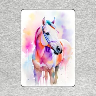 Horse Watercolor Portrait 1 T-Shirt